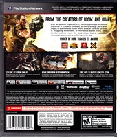 Sony PlayStation 3  Rage Back CoverThumbnail